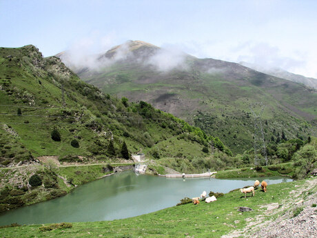 Berglandschap bij Tourmalet