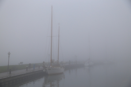 Volendam in de mist