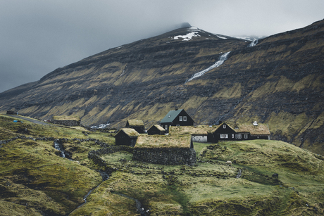 Typisch Faeröers uitzicht