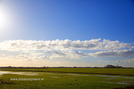 Mooie wolken bij Groningen