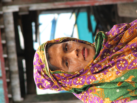 Vrouw op Flores (Indonesië)