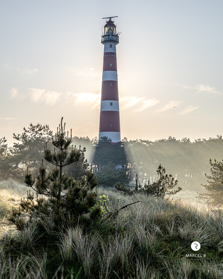 Zonsopkomst vuurtoren Ameland 