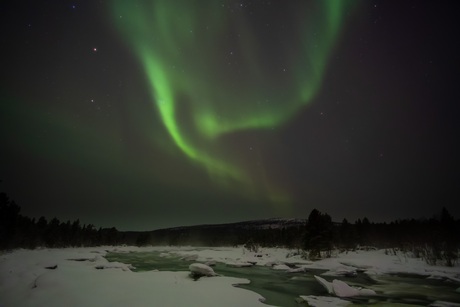 Aurora boven Juutuajoki