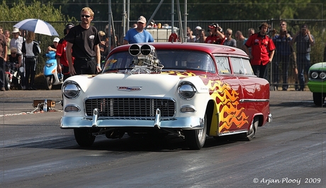 55er Chevy Nomad in de Line-Up