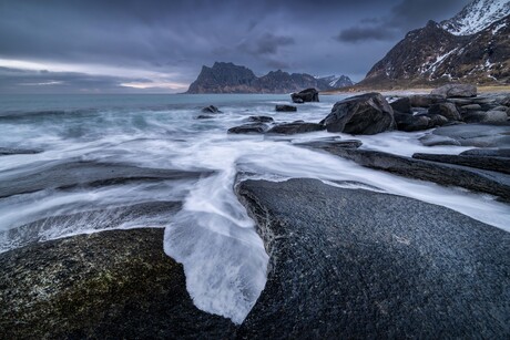 Noorwegen - Uttakleiv beach