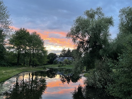 Prachtige avond lucht