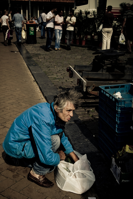 Op de markt in Groningen