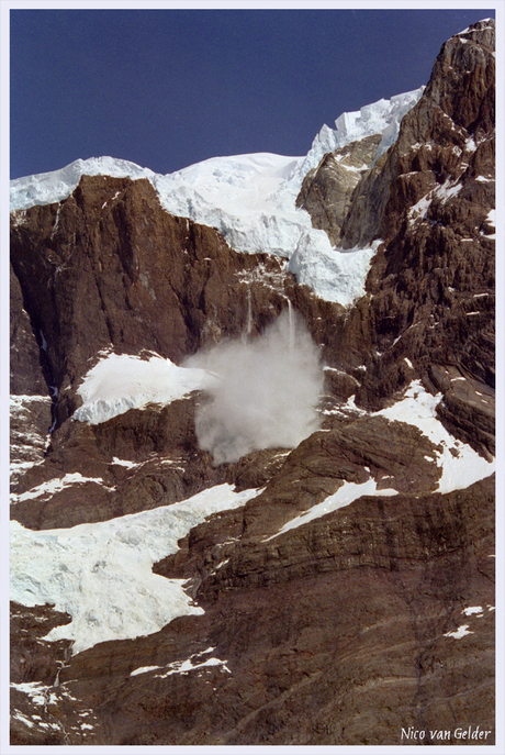 Patagonië: Lawine