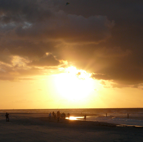 Zonsondergang op Vlieland