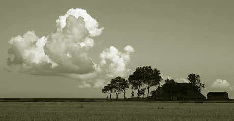 Achter de dijk