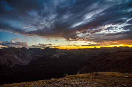 Sunset at Rocky Mountain National Park