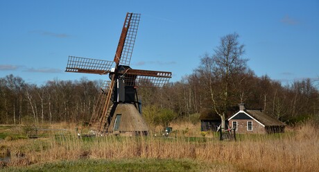 Spinnekop molen in de Weerribben