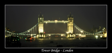 Londen by night - The Tower Bridge