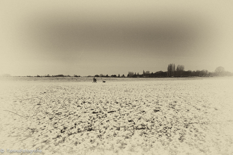 Wandelen in de sneeuw