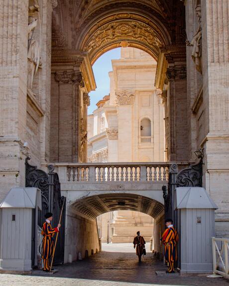 Vaticaan straat scene