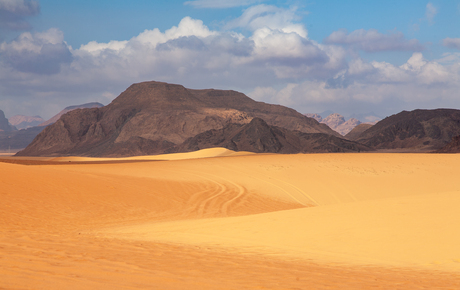 Wadi rum woestijn