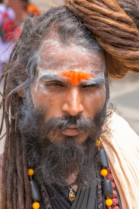man in Rishikesh (India)