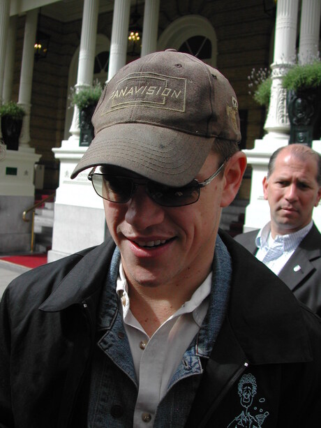 Matt Damon in Amsterdam