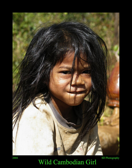 Wild cambodian girl