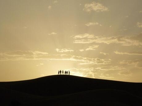 Zonsondergang Erg Chebbi