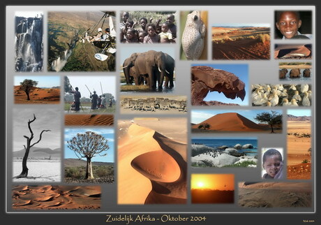 Zuidelijk Afrika Collage