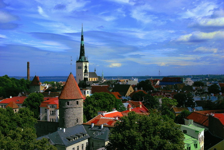 Uitzicht op Tallinn