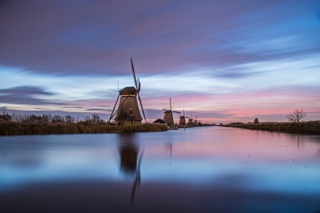 Molens in de ochtend 