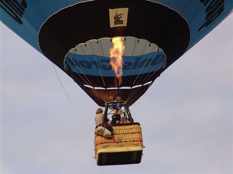 Luchtballon vanuit Grou