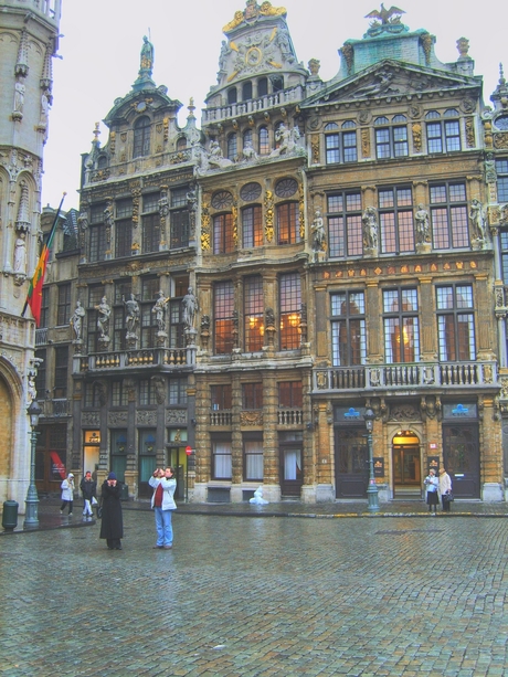 bouwkunde op zijn mooist op de grote markt in Brussel