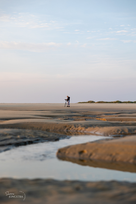 Fotograaf op het strand