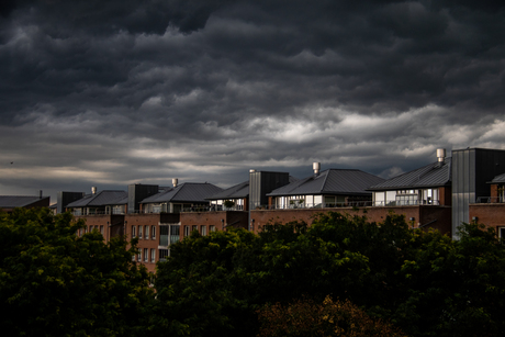 Regen onderweg