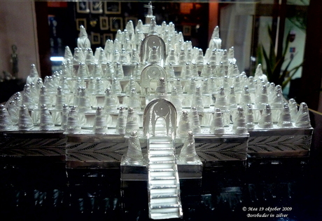 Borobudur in zilver