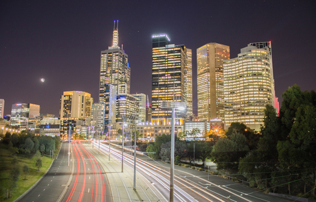 Melbourne by night