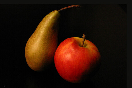 Voor een appel en een peer