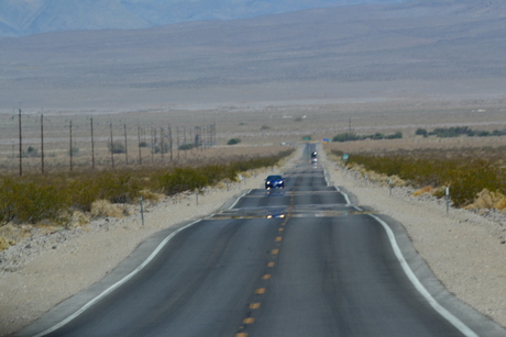 Highway in Death Valley