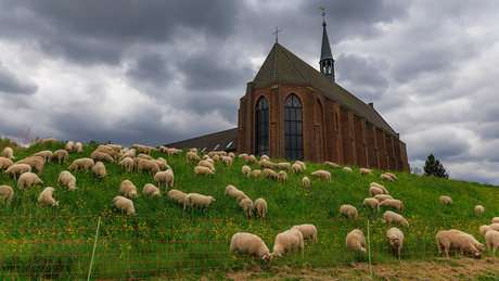 Donkere wolkenluchten
