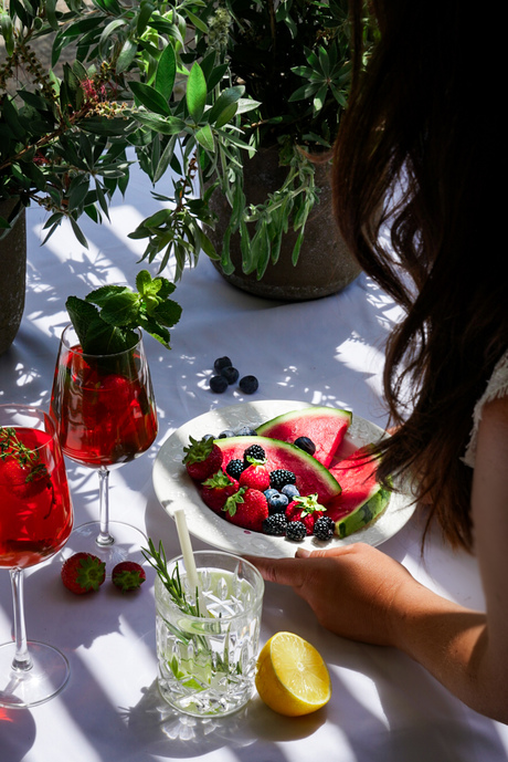 Zomerse fruitsalade