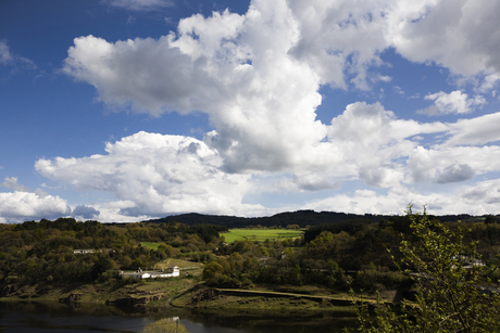 Landschap aan de Rivier Miño