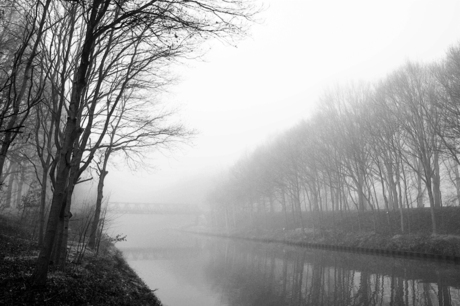 Misty bridge