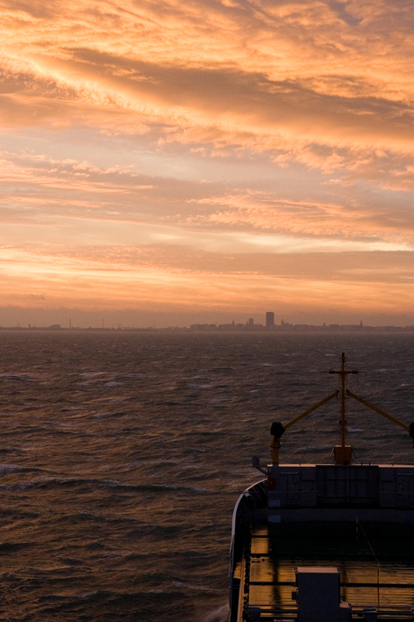 Storm over Oostende