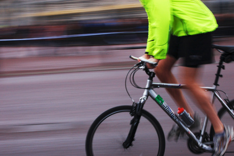 Fietser in London