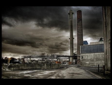 desolated factory