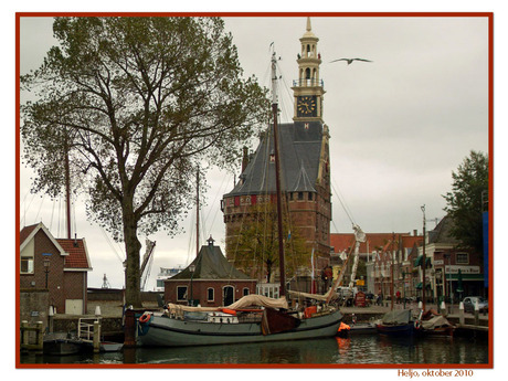 Haven en hoofdtoren van Hoorn (NH)