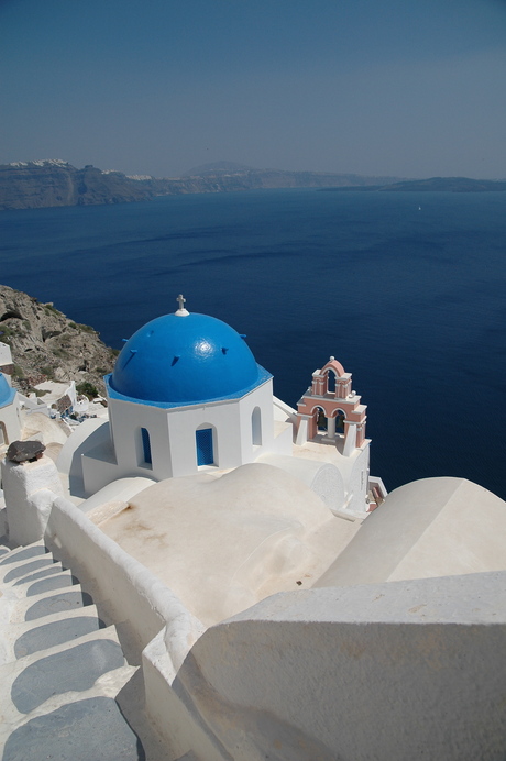 Uitzicht over Santorini