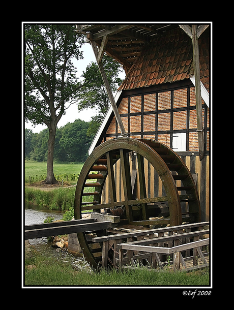 Watermolenrad Hüvener Mühle