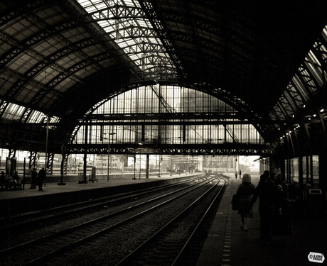 Amsterdam Centraal ouderwets