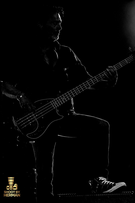 He plays the bass