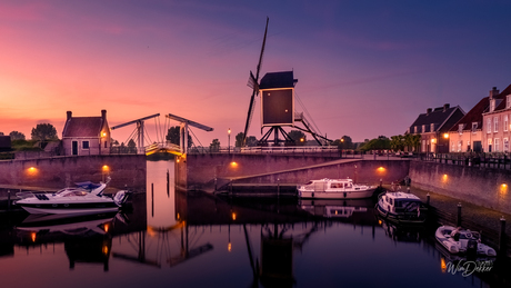 “Blue Hour Serenity in Heusden”