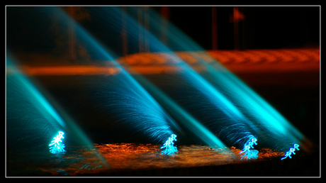 Lighted fountain