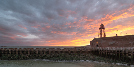 Vlissingen in the evening